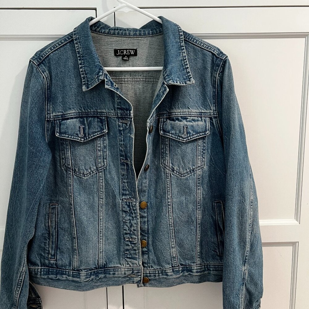 J.Crew Denim Jean Jacket - Size XL